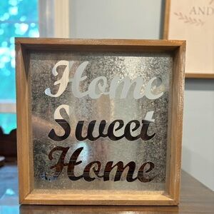 home sweet home sign
